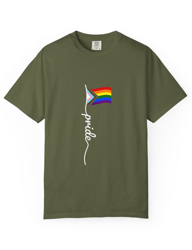 UtopiTees LGBT pride gree graphic t-shirt – progressive rainbow flag pride tee
