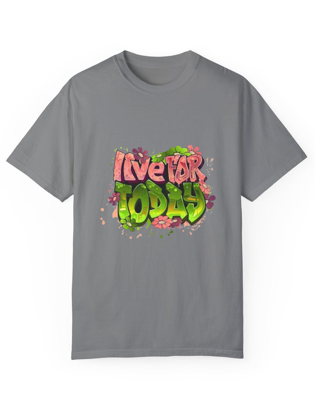 Live For Today T-Shirt – Retro Graffiti Style Positivity Tee