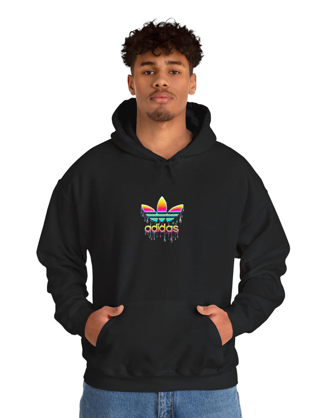 Adidas Inspired Hoodie – Trefoil Drip Sweatshirt