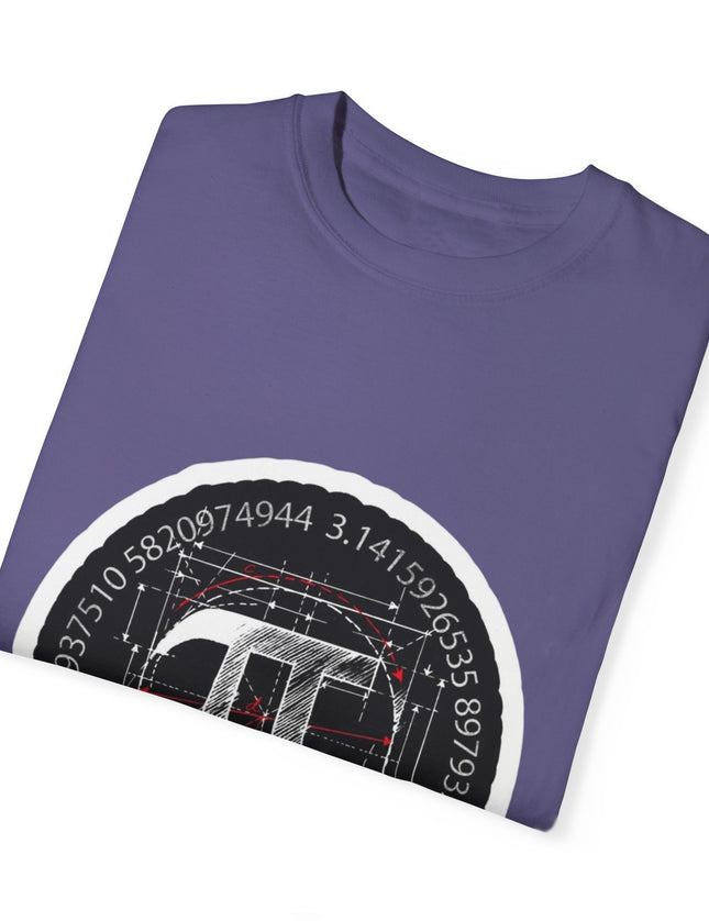 Pi Blueprint T-Shirt – Math Nerd Precision Never Ends