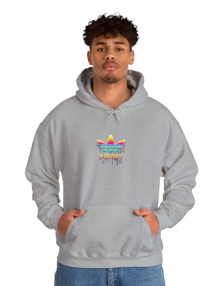Adidas Inspired Hoodie – Trefoil Drip Sweatshirt