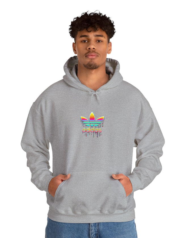 Adidas Inspired Hoodie – Trefoil Drip Sweatshirt