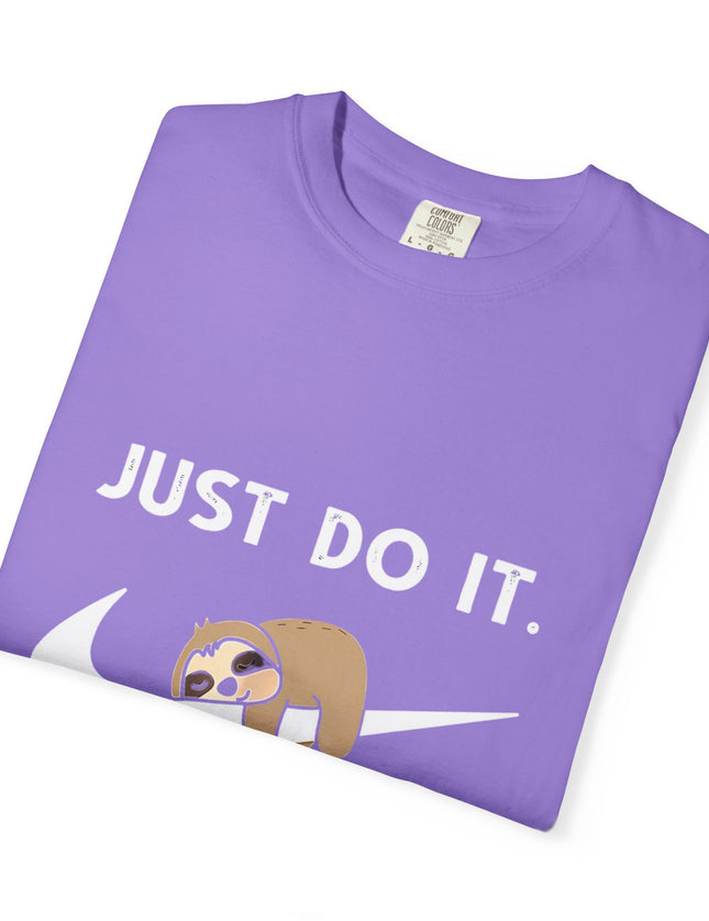 Just Do It… Later T-Shirt – Funny Lazy Nike Parody Tee