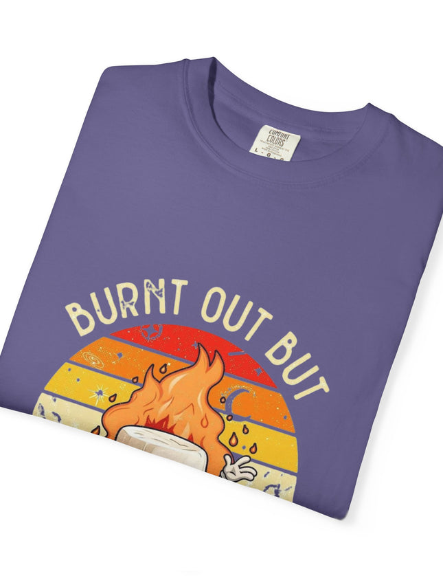 Burnt Out But Optimistic Tee – Funny Mental Health Shirt