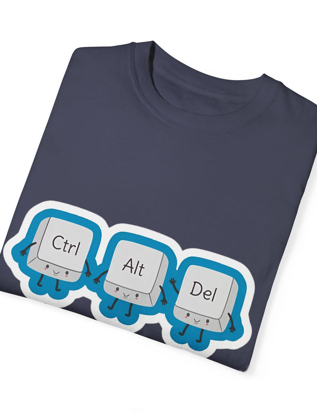 Ctrl Alt Del T-Shirt – Task Manager Trio in Action