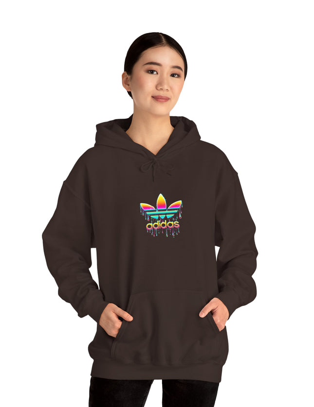Adidas Inspired Hoodie – Trefoil Drip Sweatshirt
