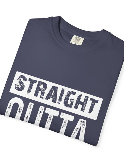 Straight Outta Energy T-Shirt – Funny Tired & Done With Life Tee