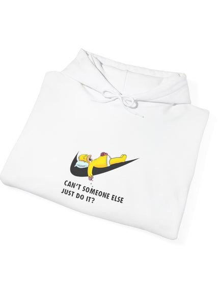 Lazy Homer Simpson Nike Inspired Hooded Sweatshirt