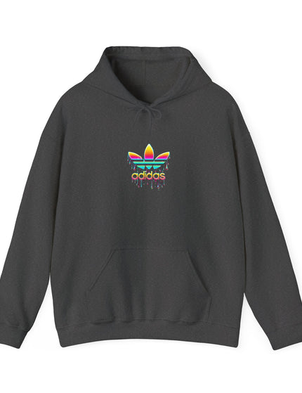 Adidas Inspired Hoodie – Trefoil Drip Sweatshirt