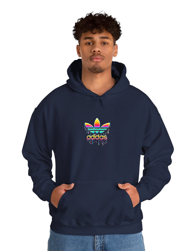 Adidas Inspired Hoodie – Trefoil Drip Sweatshirt