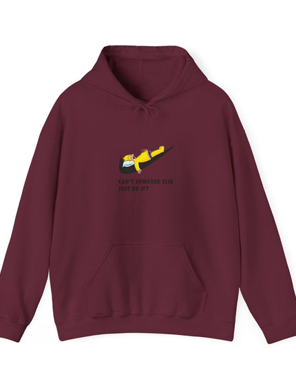 Lazy Homer Simpson Nike Inspired Hooded Sweatshirt