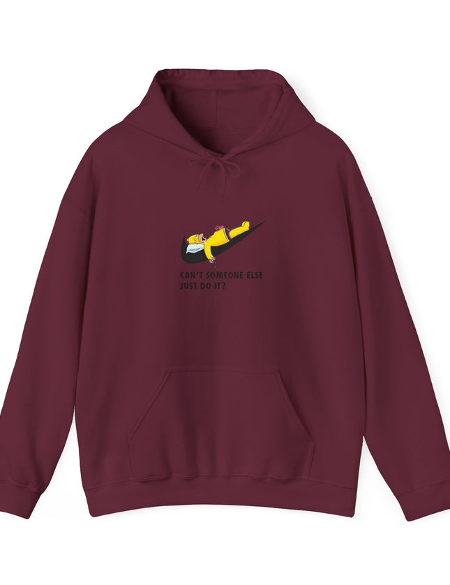 Lazy Homer Simpson Nike Inspired Hooded Sweatshirt