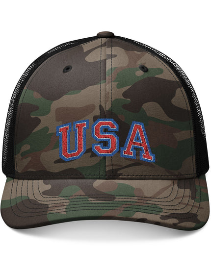 Camouflage Trucker Hat (Embroidery)