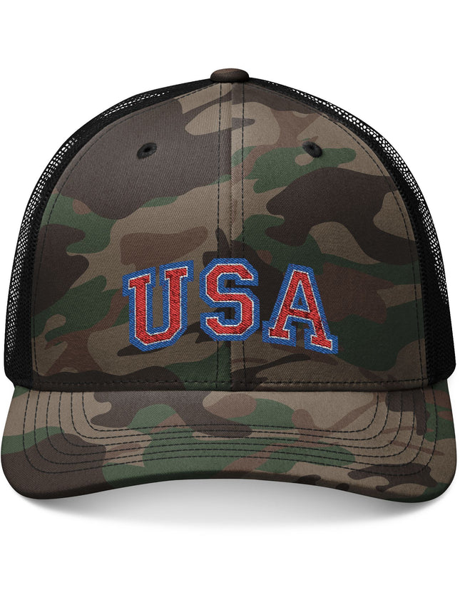 Camouflage Trucker Hat (Embroidery)