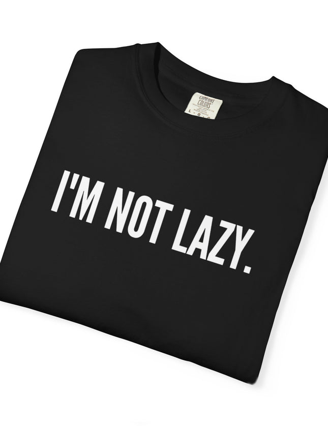I’m Not Lazy T-Shirt – Funny Energy Saving Mode Graphic Tee