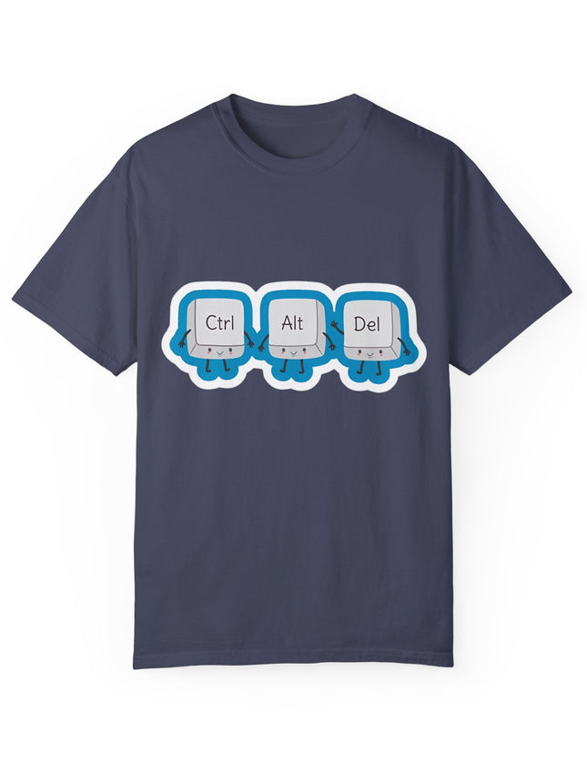 Ctrl Alt Del T-Shirt – Task Manager Trio in Action